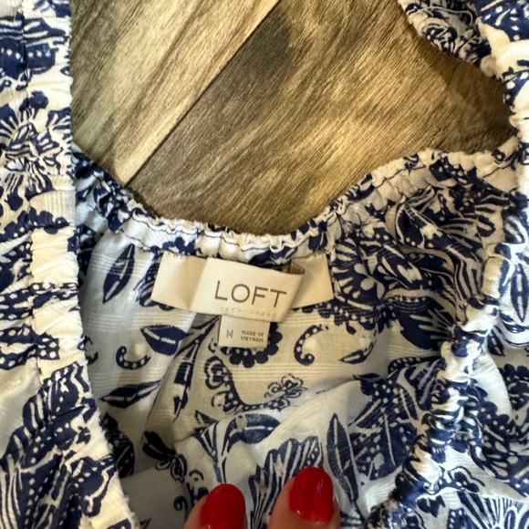 EUC Loft Scooped-Neck Blouse - Picture 2 of 2